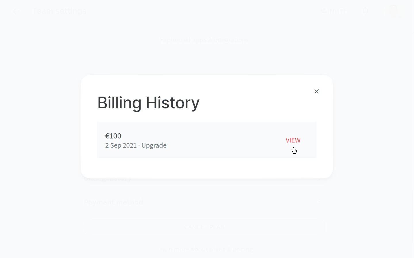 nuclino-billing-history_outline