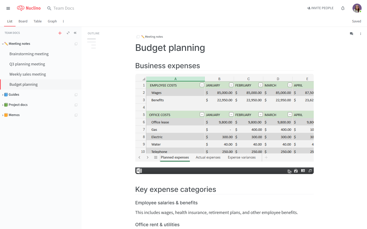 Embed spreadsheets from Microsoft Excel