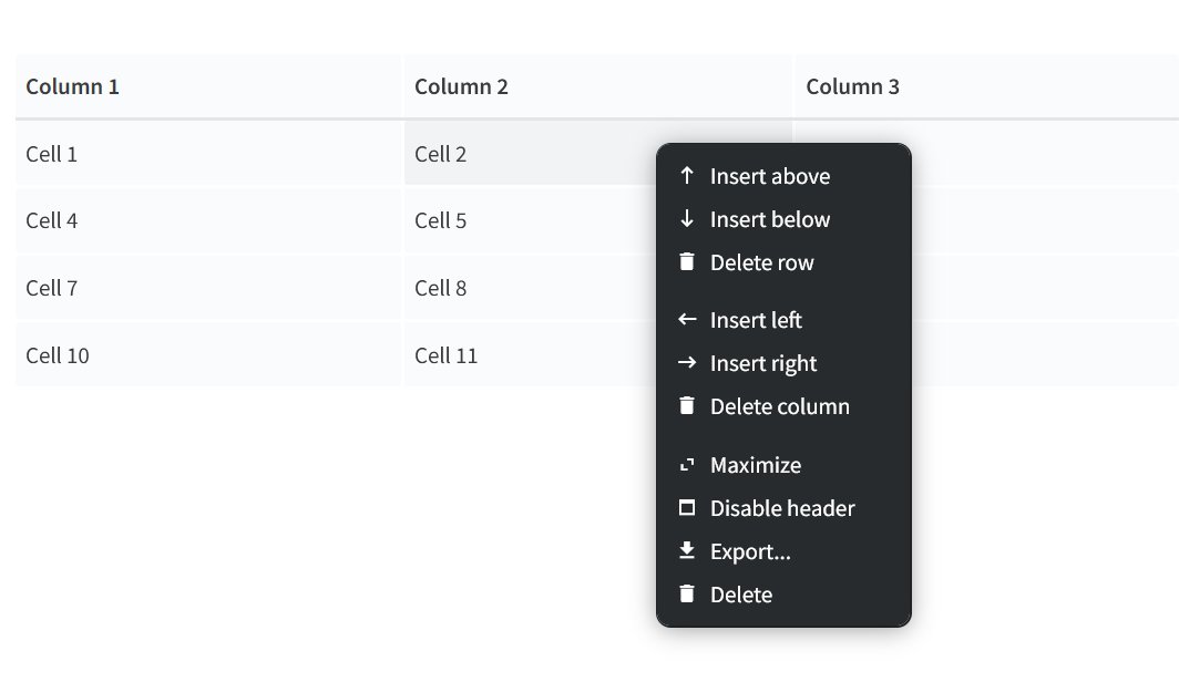 nuclino-table-add-delete-rows-columns