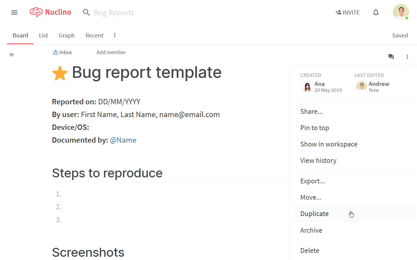nuclino-bug-report-template_outline