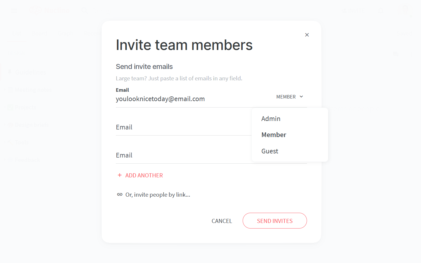 nuclino-invite-team-members-via-email_outline